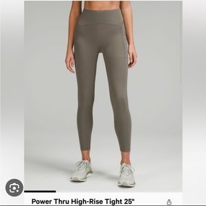 Lululemon Power Thru high rise legging size 6